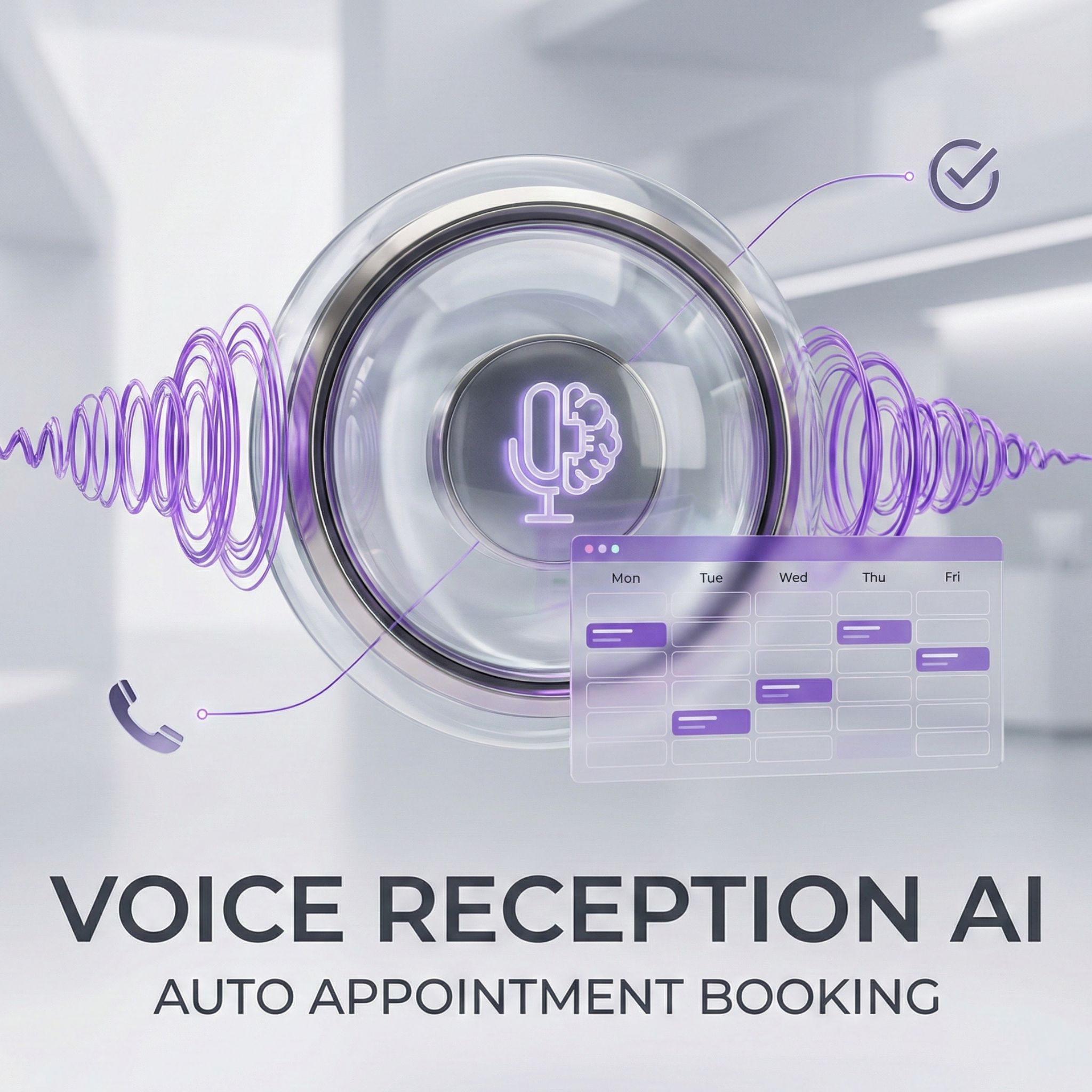 Recepcionista IA de Voz para Agendar Citas