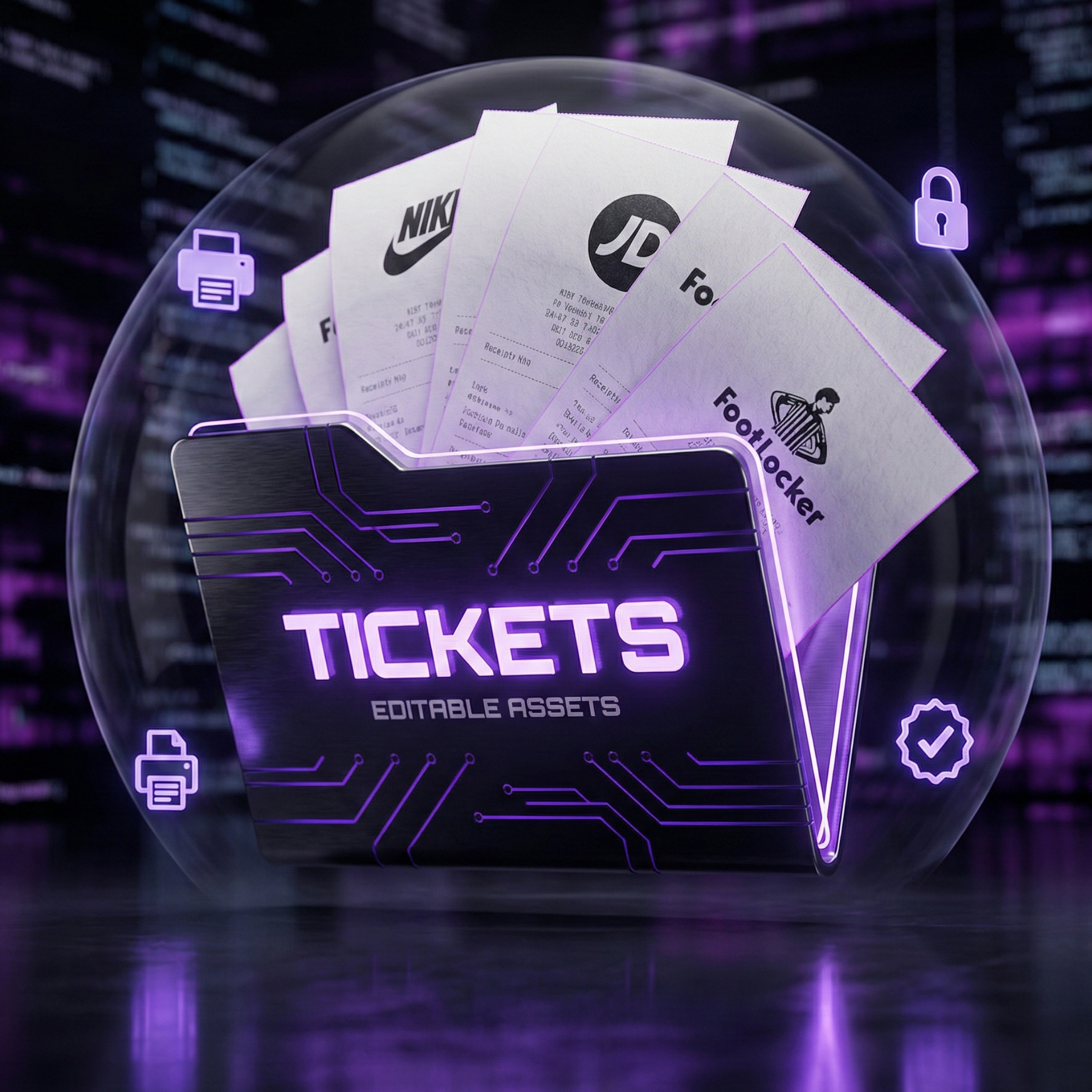 Tickets Editables | Lista de Proovedores VIP